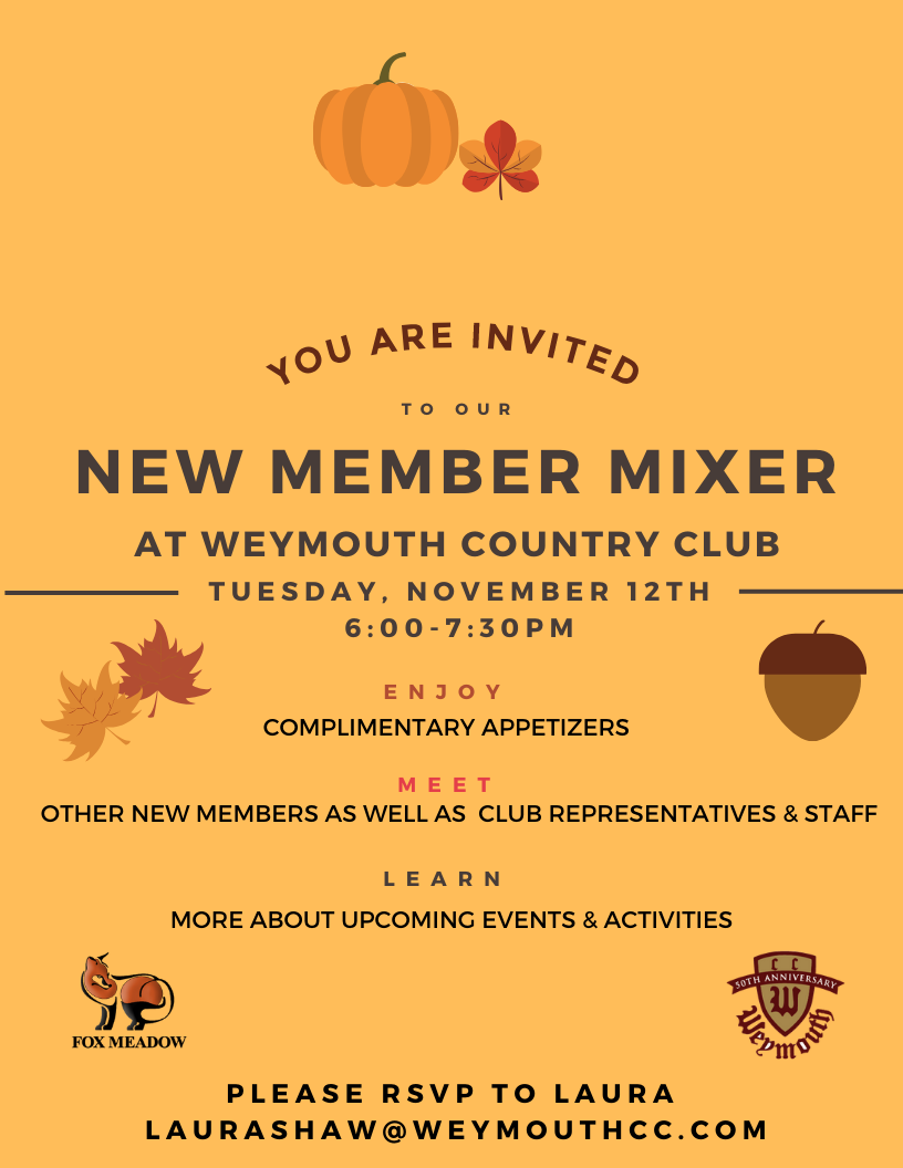 New Member Mixer | Fox Meadow Country Club | 2019-11-12